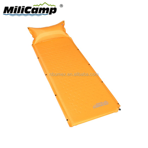 Colchoneta de PVC autoinflable ajustable para festivales al aire libre y senderismo, cómoda almohada ajustable para exteriores - Product Image 1