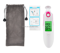 Thermomètre numérique infrarouge frontal et auriculaire médical professionnel pour enfants, bébés et adultes, homologué COCET CE 510K