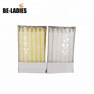 Fabricante de largo tiempo de tiempo cono palo de uso diario vela blanca - Product Image 6