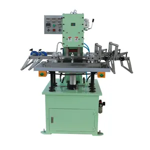 High stability Plain hot stamping machine with Two colors foil collecting system