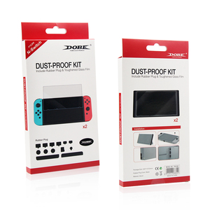 Kit Antipolvo TNS-862, Cubierta de Prevención de Polvo + <span class=keywords><strong>Protector</strong></span> de Pantalla de Vidrio Templado para Accesorios de <span class=keywords><strong>Nintendo</strong></span> <span class=keywords><strong>Switch</strong></span> - Product Image 2