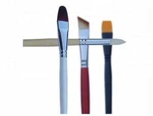 Juego de pinceles de pintura profesional para artista, suministros de arte acrílico, juego de pinceles de pintura acrílica con mango de madera de pelo de nailon - Product Image 6