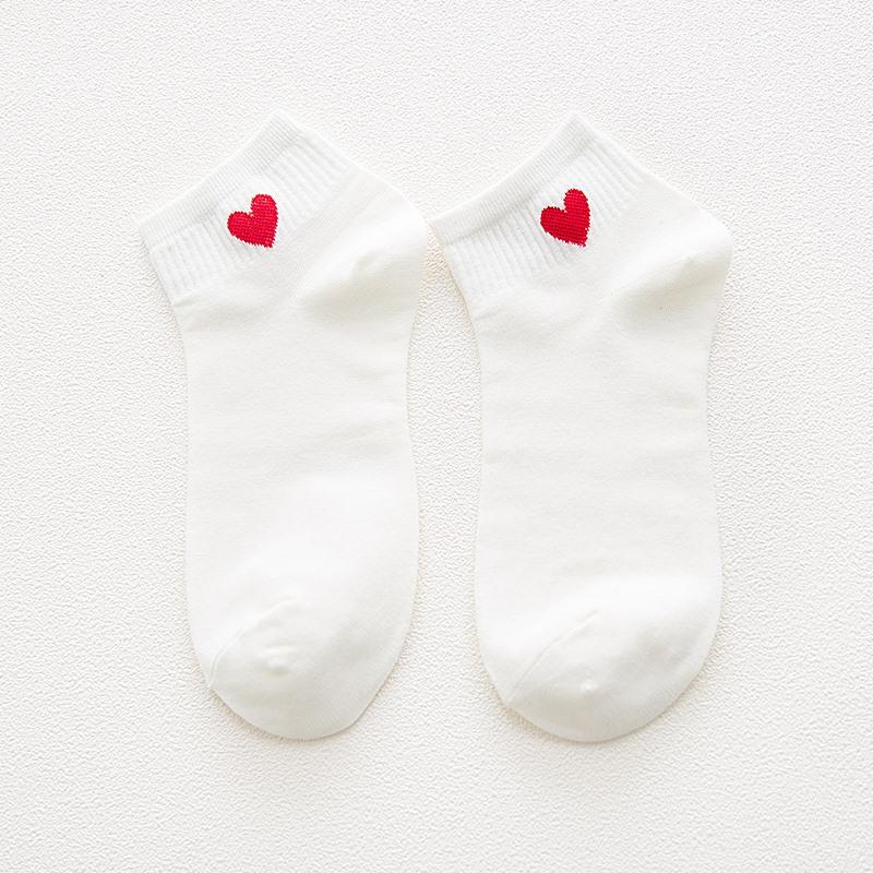Coeur rouge blanc