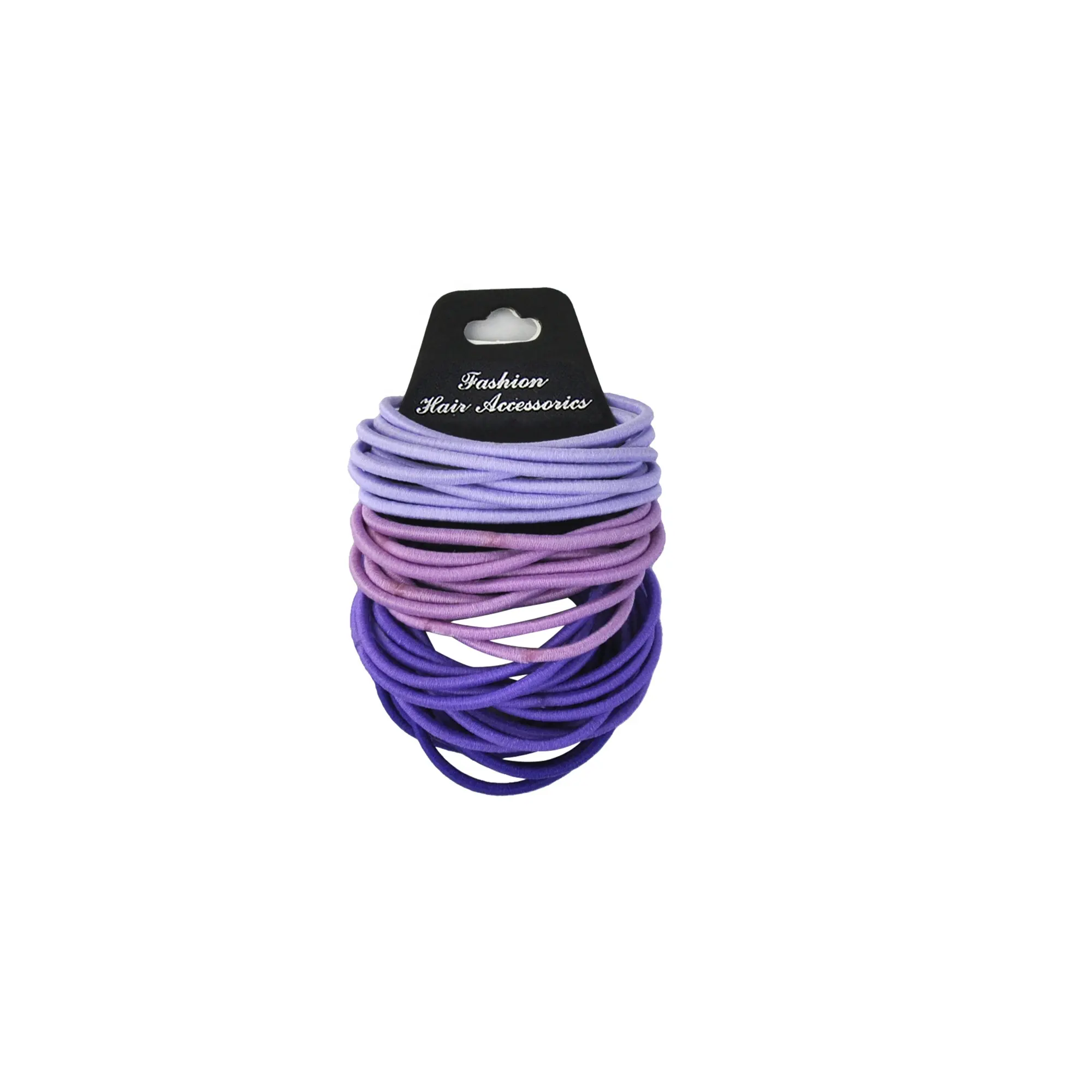 Yiwu Großhandel 3mm elastisches Gummiband mehrfarbige Haar gummis Polyester Lazo Para El Cabello für Frauen