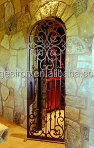 <span class=keywords><strong>Porte</strong></span> de <span class=keywords><strong>cave</strong></span> à vin en fer forgé - Product Image 2