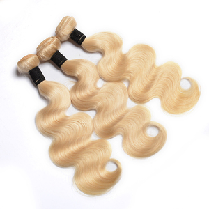 Weaving wholesale 100 human virgin 613 blonde <strong>best</strong> quality 10a <strong>brazilian</strong> <strong>hair</strong> bundles - Product Image 2