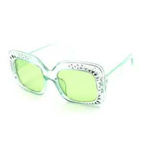 새로운 도착 중국 선글라스 제조 업체 어린이 유행 블링 어린이를위한 저렴한 모조 다이아몬드 선글라스