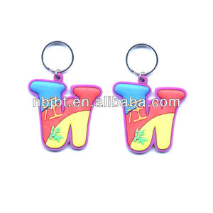 PVC Plastic Keychain