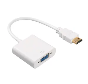 Hot Sale Kualitas Tinggi Harga Murah 1080P Hdmi Male To VGA Female Kabel Adaptor Hdmi Vga Adaptor Converter Kabel