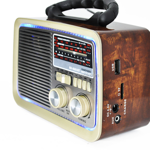 ELETREE Antic cassa in legno <span class=keywords><strong>Radio</strong></span> Sw Fm Am, altoparlanti alimentati con Usb, <span class=keywords><strong>Radio</strong></span> retrò <span class=keywords><strong>Vintage</strong></span> - Product Image 5
