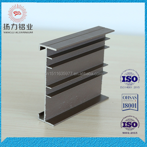 Balcón doble acristalamiento perfil de aluminio para ventana corredera - Product Image 6