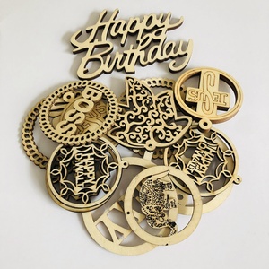 Gỗ Chạm Khắc Hình Nghệ Thuật Đồ Trang Trí Biểu Tượng Gỗ Đính Khắc Mô Hình Cây Giáng Sinh - Product Image 2