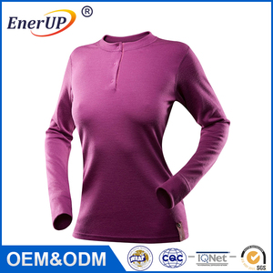 2016 servicio DEL OEM barato lana merino térmica transpirable deporte de las mujeres de largo johns - Product Image 4