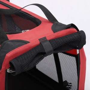 Bolsa transportadora para perros de tela resistente para bicicleta, portátil, transpirable, expandible - Product Image 5