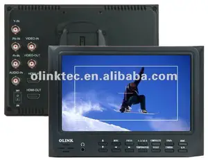 Olink 5, 5.6, HDMI के साथ 7 इंच पोर्टेबल वीडियो मॉनिटर में और बाहर
