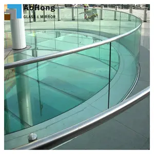 Balustrade Tempered Laminated Glass Tempered Glass U Channel Glass Railing
