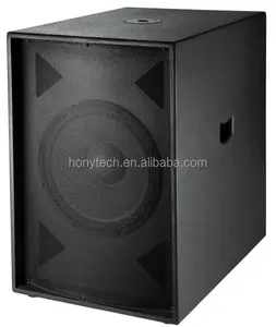 Kotak Speaker Subwoofer 18 Inci Profesional Bass Besar, Sistem PA 400W