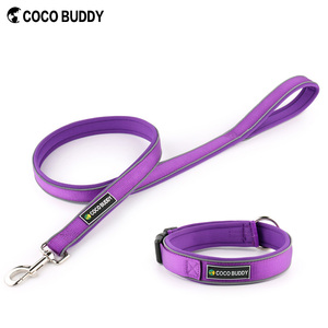 Mode 3M Reflektierende Neopren Padded Nylon Hund Halsband Und Leine Set - Product Image 4