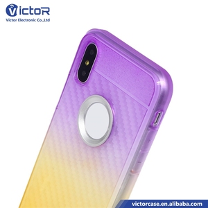 Compra a granel de China cambio de color fibra de carbono TPU cascara en el teléfono para <span class=keywords><strong>iPhone</strong></span> <span class=keywords><strong>X</strong></span> - Product Image 3