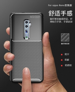 เคสหลังยางคาร์บอนไฟเบอร์แบบยืดหยุ่น,เคสโทรศัพท์สำหรับ <span class=keywords><strong>Oppo</strong></span> <span class=keywords><strong>Reno</strong></span> <span class=keywords><strong>10x</strong></span> <span class=keywords><strong>Zoom</strong></span> Reno8 7 Pro A3s A77 A97 K10 A57 A55s - Product Image 5