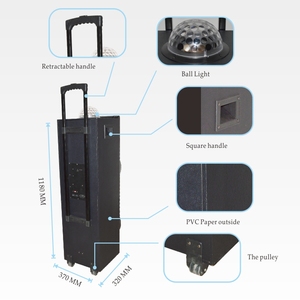 Hoxen professionla bluetooth sistema de altavoces con batería integrada y luz del partido de dj mostrar L-186 - Product Image 4