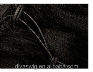 Divaswigs Africano americano Reale Dei Capelli Umani <span class=keywords><strong>di</strong></span> Estensione <span class=keywords><strong>Coda</strong></span> <span class=keywords><strong>di</strong></span> <span class=keywords><strong>Cavallo</strong></span> Per Le Donne Nere 140g dhl libera il trasporto - Product Image 5
