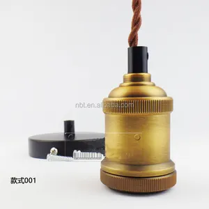 2020 new China supplier lighting fittings E26 E27 electric lamp holder for pendant lamp