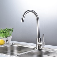 Robinet de cuisine en acier inoxydable SS 304 de haute qualité