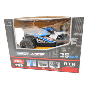1/18 다이 캐스트 장난감 차량 4 륜 구동 4WD 몬스터 오프로드 자동차 최대 속도 36 km/h rc 트럭 - Product Image 5