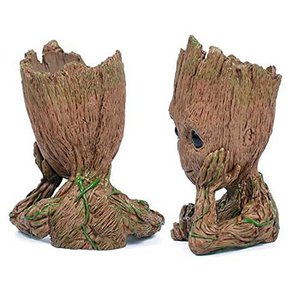 Polyrésine conteneur Bébé Planteur Stylo Conteneur Les Gardiens de La Galaxie Arbre Homme Fleur <span class=keywords><strong>pot</strong></span> <span class=keywords><strong>avec</strong></span> Trou Figurines Modèle Jouet - Product Image 3