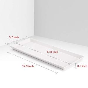 Plateaux en porcelaine rectangulaires, <span class=keywords><strong>assiette</strong></span> à Sushi et à <span class=keywords><strong>Dessert</strong></span> en céramique <span class=keywords><strong>blanche</strong></span> pour les fêtes, 1 pièce - Product Image 2