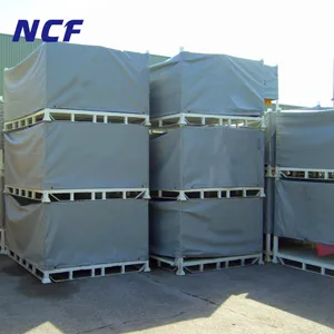 Không Thấm Nước Nhựa PVC Tarpaulin Canvas Pallet Bìa Với Zipper