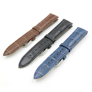 <span class=keywords><strong>Correa</strong></span> de Reloj Deportiva de Cuero Genuino de Negocios en Tres Colores, Disponible en Existencia - Product Image 4