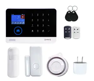 PGST-sistema de alarma de seguridad antirrobo para el hogar, inalámbrico, WIFI, GSM, IOS, aplicación Android, pantalla LCD, Control remoto