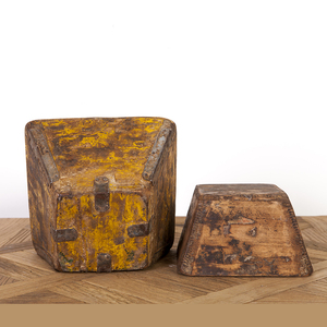 Antieke home decor chinese hout rijst meting - Product Image 5