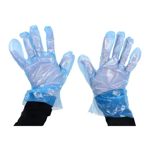 High quality disposable HDPE Clear gloves Polyethylene Kitchen Waterproof Food PE Gloves