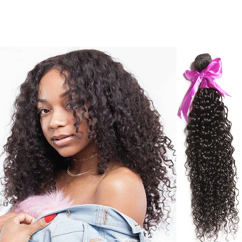 Hot sale Hair Bundles With Closure Grade 10A Virgin Hair Wholesale Brazilian Kinky Curly Virgin Hair
