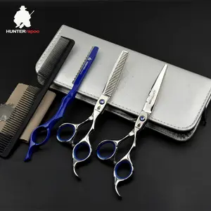 Ciseaux de coupe de cheveux en acier inoxydable, 6 pouces, pour coiffeur, à utilisation de ciseaux amincissants, outils et fournitures de coiffeur, 1 pièce