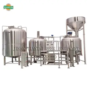 3500L 30BBL דאה נירוסטה קיטור חימום 3 כלי brewhouse מסחרי חבית בירה מתבשל מערכת ספקי