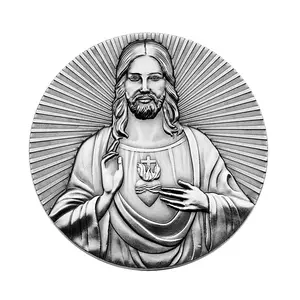 Customized jesus christ saints masterpieces commemorative collection antique challenge coin