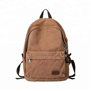 <span class=keywords><strong>Zaino</strong></span> da <span class=keywords><strong>viaggio</strong></span> <span class=keywords><strong>Vintage</strong></span> mochilas de cuero caricabatterie Usb antifurto <span class=keywords><strong>zaino</strong></span> da uomo Casual in tela lavata - Product Image 5