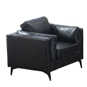 David HL-8082 Italië Stijl Milan Hedendaagse Lederen Commerciële Wachtkamer Kantoor Sofa