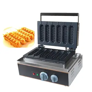 Elettrico in acciaio inox francese hot dog griglia macchina/macchina hot dog