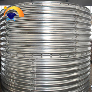 Galvanized Pipe Outside Diameter Large Diameter Corrugated Galvanized Metal Steel Culvert Pipes Tube Price