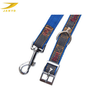 Correa de collares de lona de punto de aguja para perro, correas de collares de moda - Product Image 4