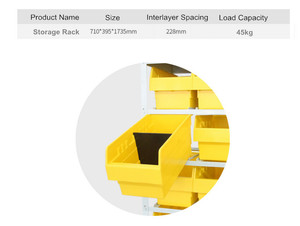 Estantería de piezas de repuesto de almacenamiento de herramientas pequeñas - Product Image 3