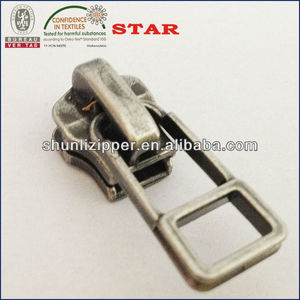 No 5 fil extracteur antique argent placage pour glissière en métal fermé fin, fermeture à glissière en métal extracteur - Product Image 1