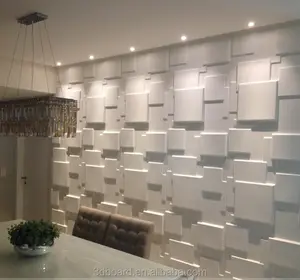 eco-friendly green material decoration waterproof building material 3d wall panels