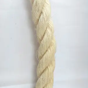 Китайский витой 5 мм-50 мм шпагат отбеливание белый сизаль волокна веревки