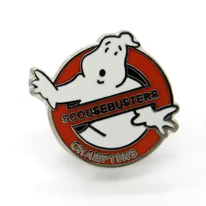 Ghost Busters Movie , NO GHOSTS , Classic Style cartoon Enamel Pin